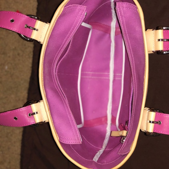 Authentic Pink Coach Purse (Never used!) - Picture 5 of 6